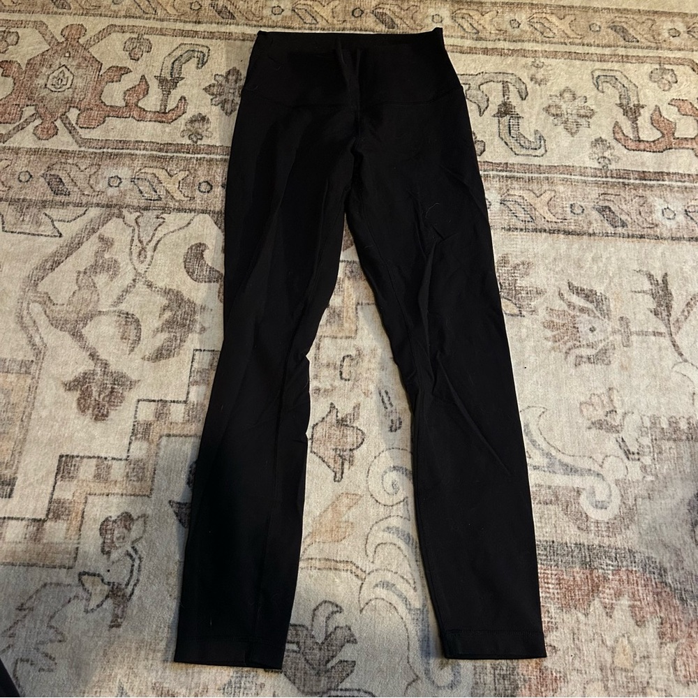 Lululemon Black Leggings Full Length 28in seam